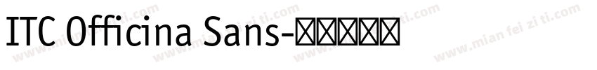ITC Officina Sans字体转换